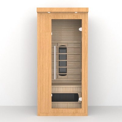 บ้านในร่มไม้ Hemlock 1 คนห้องซาวน่าอินฟราเรด 1350W