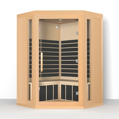 Low Emf Hemlock Indoor Home ซาวน่าอินฟราเรดสำหรับการลดน้ำหนัก 3 ~ 4 Person
