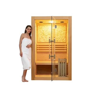 Smartmak 3kw Steam 3 คน Cedar Steam Sauna สำหรับการลดน้ำหนัก