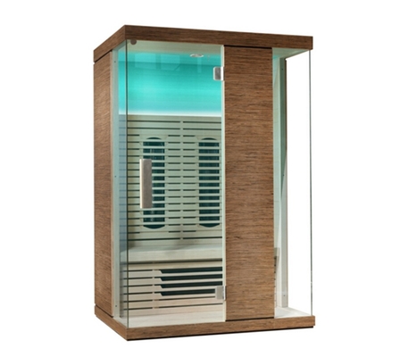 Skin Whitening Two Person Dry Sauna ซาวน่าแสงอินฟราเรดสำหรับโรงแรมวิลล่า