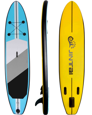 กีฬาทางน้ำ Sup Stand Up Inflatable Paddle Board Surfboard 16KG