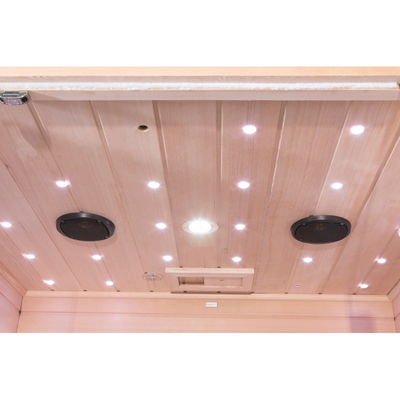 Red Cedar Wood Carbon Panel ห้องซาวน่าอินฟราเรดสำหรับบ้าน 4 ท่าน