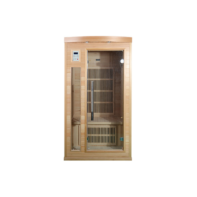 ห้องซาวน่าอินฟาเรดไม้ในร่ม Hemlock สำหรับ 1 ท่าน