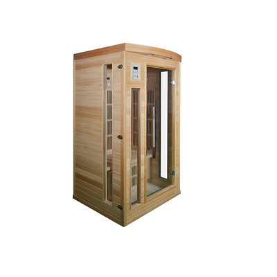 ห้องซาวน่าอินฟาเรดไม้ในร่ม Hemlock สำหรับ 1 ท่าน