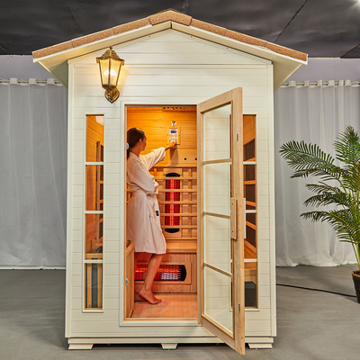 ห้องอบไอน้ำซาวน่าไม้อินฟราเรดรวมแคนาดา Red Cedar