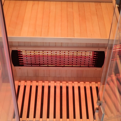 1350W Deluxe Low Emf Far Infrared Sauna Room ขนาด 1 คนสะดวกสบาย