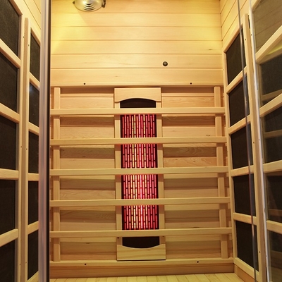 1350W Deluxe Low Emf Far Infrared Sauna Room ขนาด 1 คนสะดวกสบาย