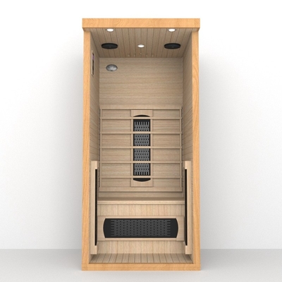 บ้านในร่มไม้ Hemlock 1 คนห้องซาวน่าอินฟราเรด 1350W