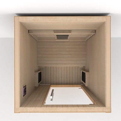 บ้านในร่มไม้ Hemlock 1 คนห้องซาวน่าอินฟราเรด 1350W