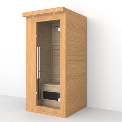 บ้านในร่มไม้ Hemlock 1 คนห้องซาวน่าอินฟราเรด 1350W