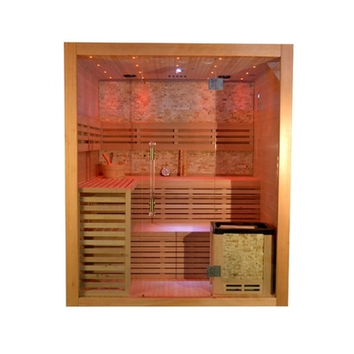 Hemlock Wood Home Indoor Saunas ห้องอบไอน้ำสำหรับ 4 - 6 ท่าน