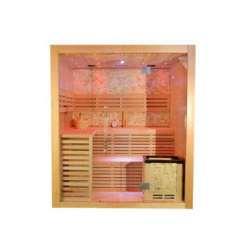 Hemlock Wood Home Indoor Saunas ห้องอบไอน้ำสำหรับ 4 - 6 ท่าน
