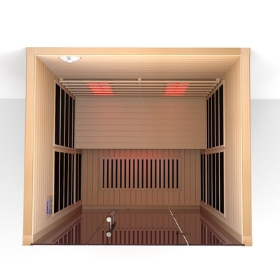 Hemlock / Red Cedar Indoor 2 คนอินฟราเรดซาวน่าสำหรับบ้าน