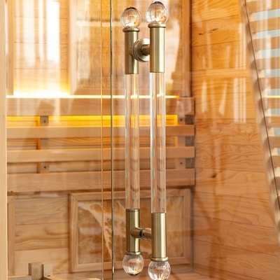 Red Cedar Wooden Home Indoor Traditional Steam Sauna สำหรับ 2 ท่าน