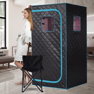 1300W Home Relaxation เต็นท์ซาวน่าในร่มส่วนตัวแบบเต็มตัวขนาดคนเดียว