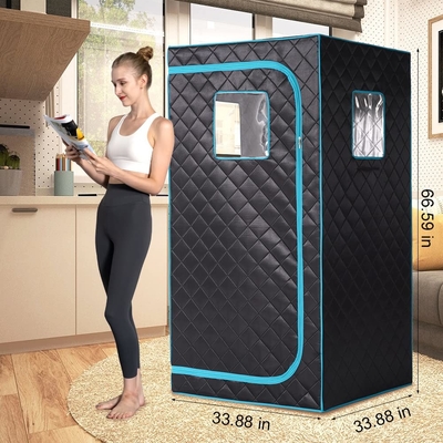 1300W Home Relaxation เต็นท์ซาวน่าในร่มส่วนตัวแบบเต็มตัวขนาดคนเดียว