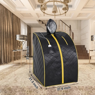 1050W Home Full Body สำหรับ 1 คนขนาดแบบพกพาซาวน่าอินฟราเรดพร้อมหมวก
