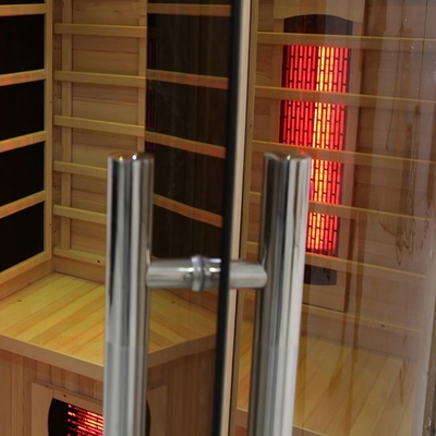 Deluxe Solid Wood Full Spectrum And Carbon Heater ซาวน่าอินฟาเรด 2 คนในร่ม