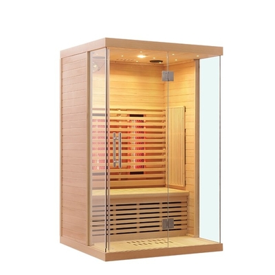 Full Spectrum และ Carbon Panel Hemlock Far Infrared Sauna Room ขนาด 2 คน