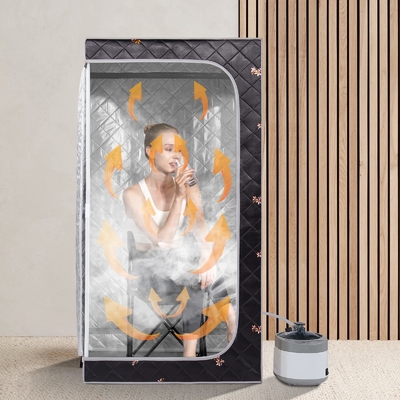 ซาวน่าควายพับพกพาที่มีความจุน้ํา 4 ลิตร 110-120 วอลต์ AC 60Hz