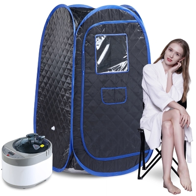 ผ้ากันน้ํา 1 คน เซาวน่าเต็นท์ เซาวน่าควายพกพา 1500W พลังงาน