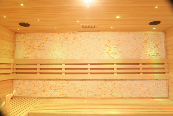 ห้องซาวน่าสเตมธรรมดา Premium Hemlock ห้องซาวน่าสเตมแห้งในห้อง