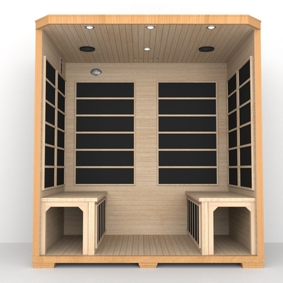 Smartmak Low Emf Near Infrared Sauna 4 คน ซีดาร์แดง ซาวน่าอินฟราเรด