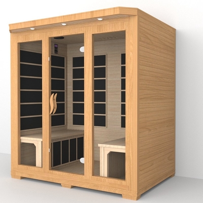 Smartmak Low Emf Near Infrared Sauna 4 คน ซีดาร์แดง ซาวน่าอินฟราเรด