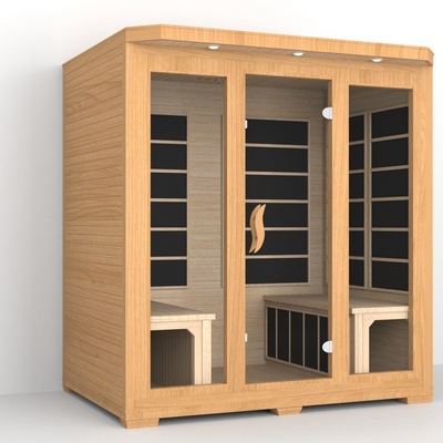 Smartmak Low Emf Near Infrared Sauna 4 คน ซีดาร์แดง ซาวน่าอินฟราเรด