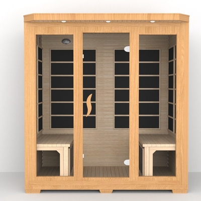 Smartmak Low Emf Near Infrared Sauna 4 คน ซีดาร์แดง ซาวน่าอินฟราเรด