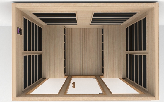 Smartmak Low Emf Near Infrared Sauna 4 คน ซีดาร์แดง ซาวน่าอินฟราเรด
