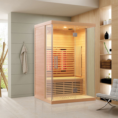 เครื่องทําความร้อนไฟเบอร์คาร์บอน ห้องซาวน่าขนาด 2 คน