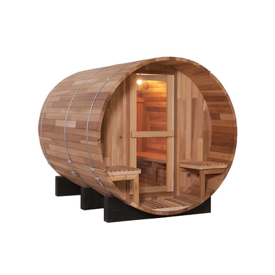 SASO Garden Wood Barrel ห้องซาวน่า ODM ซาวน่า Outdoor Barrel