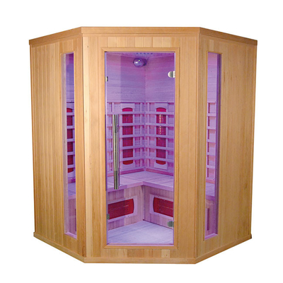 ครัวเรือน 3 คนมุมซาวน่า Red Cedar Wood Custom Home Sauna
