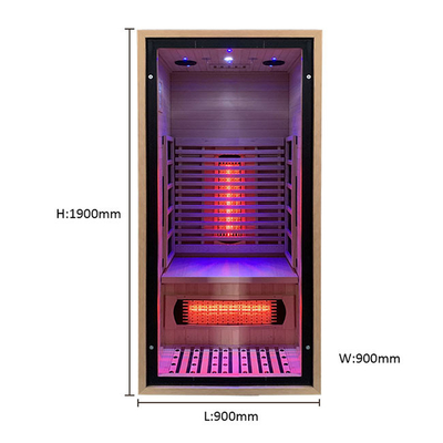 ETL One Man Indoor Small Home Sauna Room 7 สี Starlight Infrared