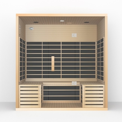 Custom Home Spa ซาวน่าอินฟราเรดแบบแห้งสำหรับลดน้ำหนัก 4 ท่านซาวน่า