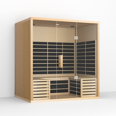 Custom Home Spa ซาวน่าอินฟราเรดแบบแห้งสำหรับลดน้ำหนัก 4 ท่านซาวน่า