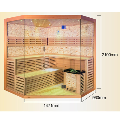 ในร่ม Steam Home Sauna Room Red Cedar สำหรับ Detox และ skin whitening