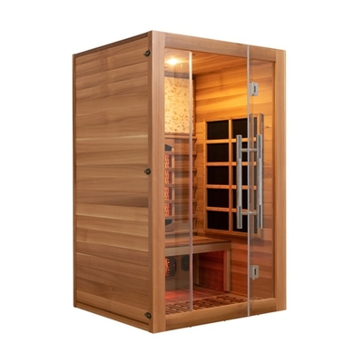 Full Spectrum Red Cedar Home Sauna Traditional Two People