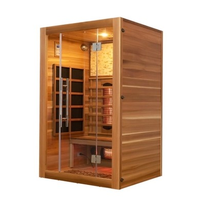 Full Spectrum Red Cedar Home Sauna Traditional Two People