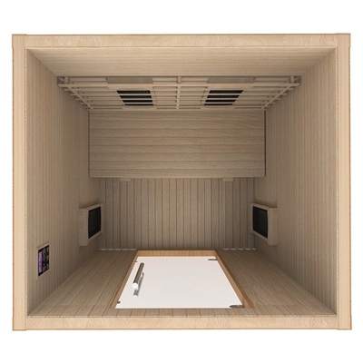 Red Cedar Wooden Pure Infrared Home ห้องซาวน่าไฟฟ้าสำหรับ Body Fitness