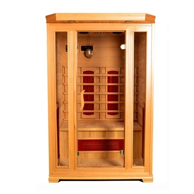 Custom Home Hemlock 2 คนห้องซาวน่าอินฟราเรดพร้อม Oxygen Ionizer