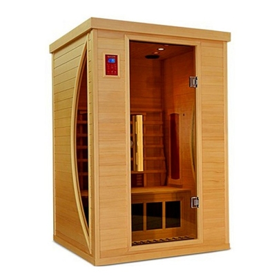 1750W ลดน้ำหนัก Radiant Heat Saunas ซาวน่า Hemlock ของแคนาดา