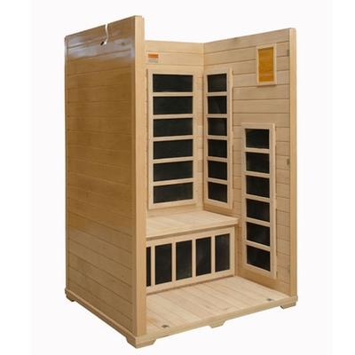 Hemlock ลดน้ำหนัก 2 คน Radiant Infrared Sauna สำหรับใช้ในบ้าน