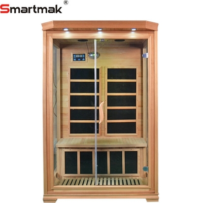 Skin Whitening Two Person Dry Sauna ซาวน่าแสงอินฟราเรดสำหรับโรงแรมวิลล่า
