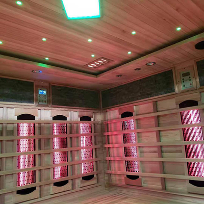 6 คนยืนขึ้นห้องซาวน่าอบไอน้ำอินฟราเรด 110V-240V สำหรับ Apartment