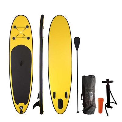10 ซม. Blow Up Sup Inflatable Paddle Board สำหรับการแข่งขันโยคะท่องท่อง